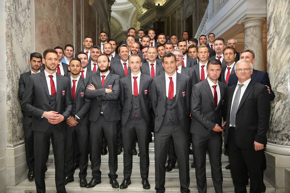 Kombëtarja shqiptare në fotografinë zyrtare të Euro 2016